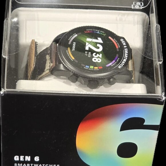 $249- Fossil FTW4063V Gen 6 44mm SS Touchscreen Smart Watch- Open Box - Picture 4 of 6
